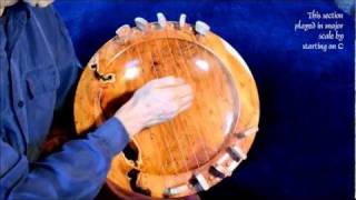 Sounding Bowl 327 2 Melody Bowl improvisation on 10 strings [upl. by Attenov732]