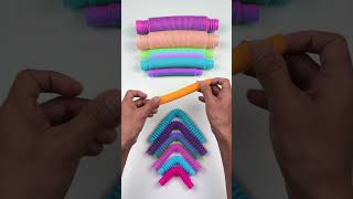 OddASMR pop tube CHANGE diy satisfyingvideos poptubesound relaxingcreative oddasmr insideout [upl. by Gussman]