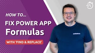 How To Fix Power App Formula Errors That Span Multiple Controls amp Screens Quickly With One Action [upl. by Enelyaj]