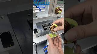 100 Cylinder Press Automatic Common Mode Toroidal Inductor Coil Lead Wire Cutting Forming Machine [upl. by Duong]