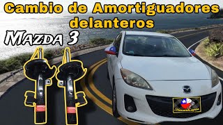 Como cambiar Amortiguadores de un mazda 3 Segunda Generación [upl. by Ahtibbat]