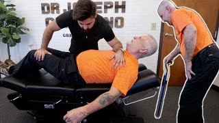 SEVERE SPINAL ARTHRITIS DISH Extreme Chiropractic CRACKING Adjustment PART 2 [upl. by Docilu]