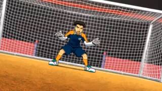 Inazuma Eleven Go Chrono Stone Shoot Command 06 Vs Shin God Hand X [upl. by Cami]