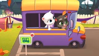 Tom Friends Cartoon game Tom cat videos cow videos cat talkingtom​ talkingginger​ [upl. by Enidlareg]