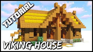 How To Build A Viking House  Minecraft Tutorial [upl. by Anit]