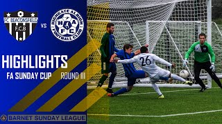 FA SUNDAY NATIONAL CUP  ROUND 3  FC BEACONSFIELD VS HIGHGATE ALBION [upl. by Bandeen290]