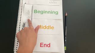 Story Summary Interactive Notebook Activity  Retell Beginning Middle End [upl. by Cannon]