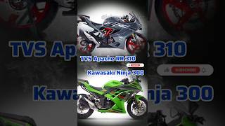 TVS Apache RR 310 Vs Kawasaki Ninja 300  Powerful 300cc machine 💀💀😱🔥 [upl. by Gilli994]