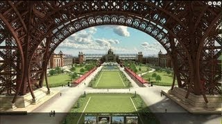 Visiter Paris en 3D à travers les âges [upl. by Aihsekal]