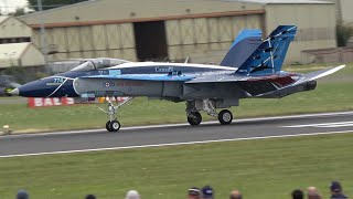 RIAT 2024 SATURDAY SHOW  F18 TYPHOONS amp MORE ✈️ [upl. by Samot115]