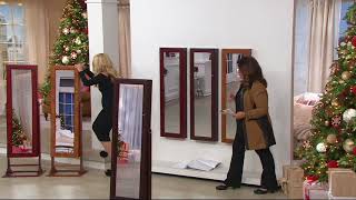 Gold amp Silver Safekeeper Lighted Armoire by Lori Greiner on QVC [upl. by Combs959]