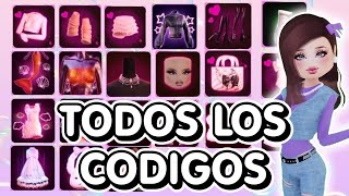 TODOS LOS CODIGOS DE DRESS TO IMPRESS EN ROBLOX  VANI [upl. by Aliab915]