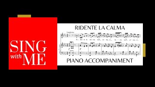 Ridente la calma  Accompaniment  Mozart [upl. by Seth]