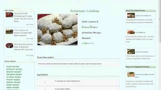 Armenian Recipe  Armenian Cookies with Armenian Music [upl. by Burnsed353]