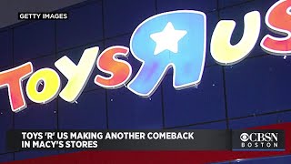 Toys R Us Making Another Comeback In Macys Stores [upl. by Alohcin]