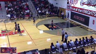 Rockford Auburn High School vs Guilford High School Mens JV Basketball [upl. by Yroc35]