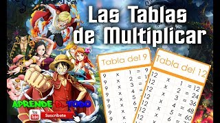 Las tablas de multiplicar  1 al 12 [upl. by Charlot656]