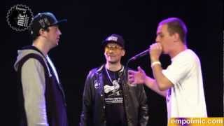 BallZee vs Babeli 2012 Emperor of MiC Semifinal Beatboxing [upl. by Nahtanhoj]