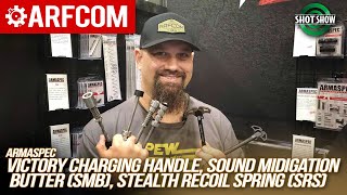 Armaspec  Victory Charging Handle SMB and SRS  SHOTShow 2023 [upl. by Ihtraa]