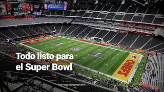 ¡Todo listo para el Super Bowl LVIII entre 49ers y Chiefs  La SEGURIDAD es impresionante [upl. by Sile310]