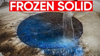 Frozen Solid Rug  Can It Be Restored  Satisfying ASMR Carpet Cleaning [upl. by Nodrog]