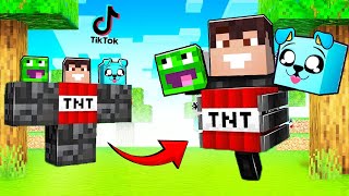 TESTUJE NIEMOŻLIWE TIKTOKI W MINECRAFT [upl. by Zetnod]