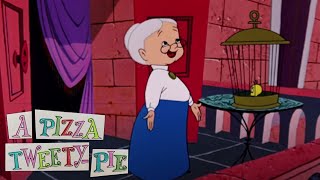 A Pizza TweetyPie 1958 Looney Tunes Sylvester and Tweety Cartoon Short Film  Review [upl. by Olihs]