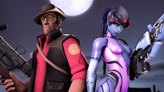 The Sniper vs Widowmaker TF2 vs Overwatch [upl. by Mirabella372]