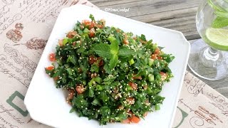 ✅Tabouli Salad Recipe  Lebanese [upl. by Robinetta]