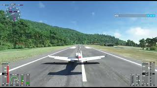 Daher TBM 930 takeoff at Tioman [upl. by Yttocs151]