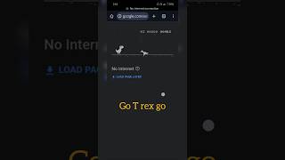 T rex game offlinegames mobilegameyoutubeshortsyoutubefeedviralvideo viralshortstrending [upl. by Costanzia49]