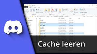 Discord Cache leeren  Discord Cache löschen ✅ Tutorial [upl. by Trefor]