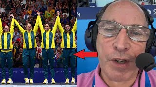 Eurosport Bob Ballard sacked over sexist comment about Australia’s Olympic swimming champions [upl. by Assirol267]