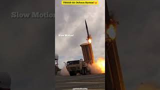 THAAD Antiballistic Missile Defense System 😍 Slow Motion shorts army footage [upl. by Onifled]