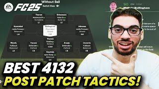 POST PATCH BEST META 4132 FORMATION AND CUSTOM TACTICS  FC 25 ULTIMATE TEAM [upl. by Ahsinwad835]