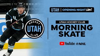 Utah Hockey Clubs First NHL Game Practice Stream Live [upl. by Ahsoyek]