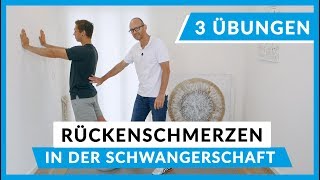 Rückenschmerzen in der Schwangerschaft  3 Übungen für zu Hause [upl. by Nyliuqcaj]