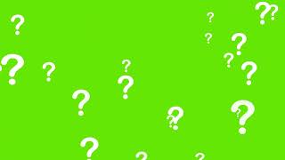 Free Download Question Mark Falling Green Screen Effect [upl. by Aila]