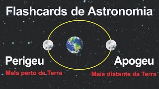 Apogeu e Perigeu  Flashcards de Astronomia [upl. by Lugo135]