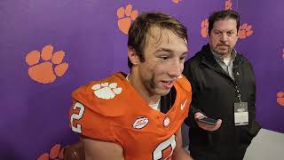 CLEMSON quarterback Cade Klubnik talks Tigers win over Notre Dame [upl. by Linden]