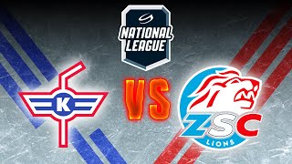 EHC KLOTEN VS ZSC LIONS  ŠVEICES AUGSTĀKĀ LĪGA  REGULĀRĀS SEZONAS 20 SPĒLE [upl. by Juliana]