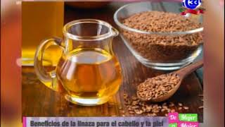 BENEFICIOS DE LA LINAZA PARA EL CABELLO Y LA PIEL [upl. by Annaed560]