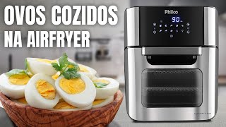 Como Fazer Ovos Cozidos na Airfryer Sem Água cortes [upl. by Wun]