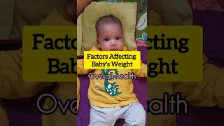 Factors Affecting Babys Weight [upl. by Yntruoc]