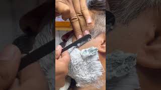 ASMR Razor Shave barber barbershopmens shave shavingrazor shaving asmrrazor [upl. by Anoirtac]