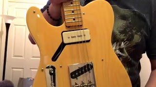 Parsons Street Golden age P90 pick up by stewmac in a squire classic vibe telecaster Karl Sheridan [upl. by Gilbertine]