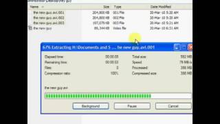 How To Join Files With 7Zip [upl. by Ahsekahs779]