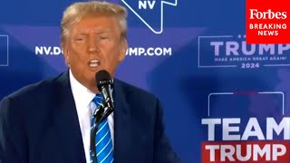 DRAMATIC MOMENT Trump Stops Rally And Calls For Doctor When RallyGoer Suffers Medical Emergency [upl. by Orsini236]