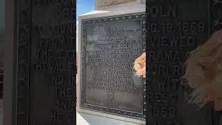 The Lincoln Monument in Council Bluffs Iowa is a landmark that commemorates his visit in 1859 [upl. by Meadows]