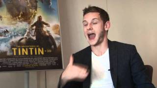 Tintin The Secret of The Unicorn  Interview  Jamie Bell  Levi van Kempen  Pathé [upl. by Ittap]